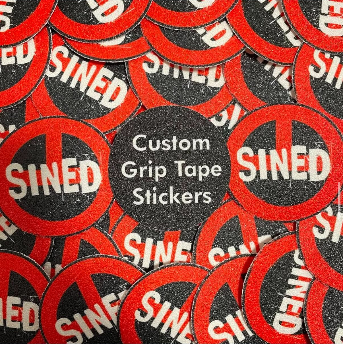 Custom Grip Tape Stickers (2.75inch Circles)