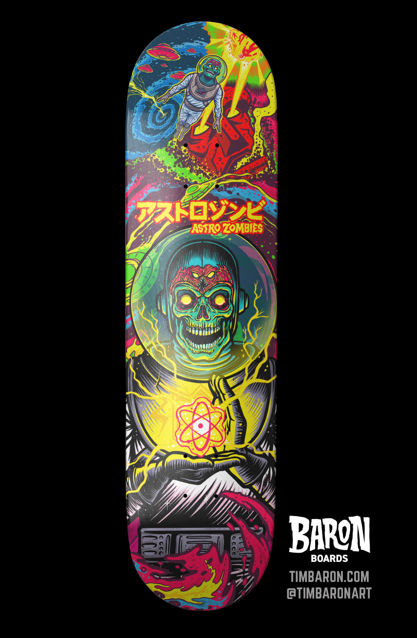 Astro Zombie Skate Deck